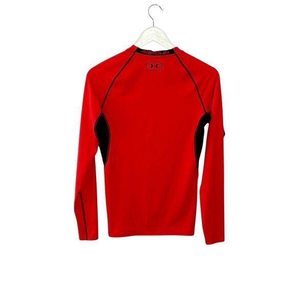 Under Armour red and black long sleeve compression shirt - M - Picture 4 of 6